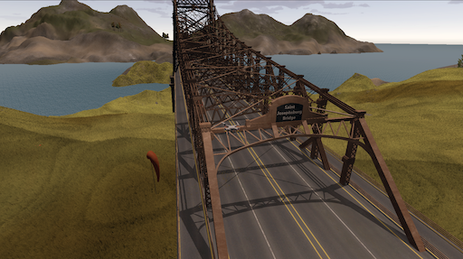 Bridge inspection training scenario in Zephyr